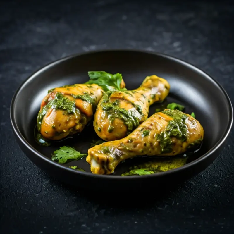 Achari chicken drumsticks