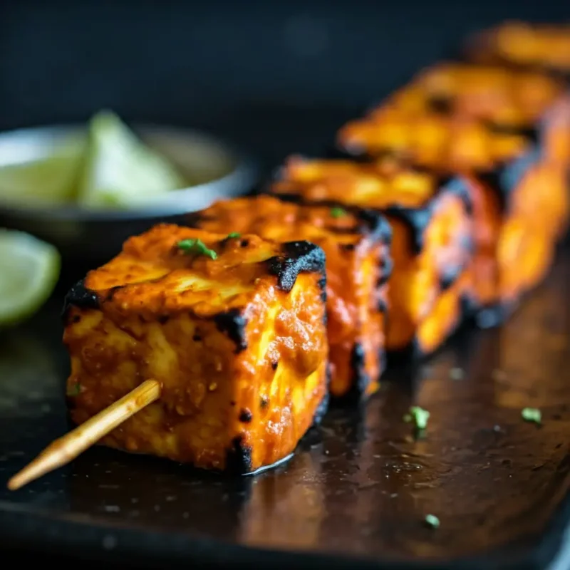 Achari paneer tikka