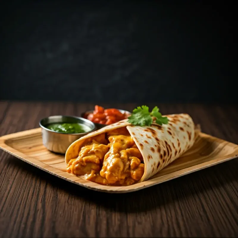 Butter Chicken Wrap