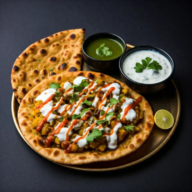 Amritsari Kulcha with Chana