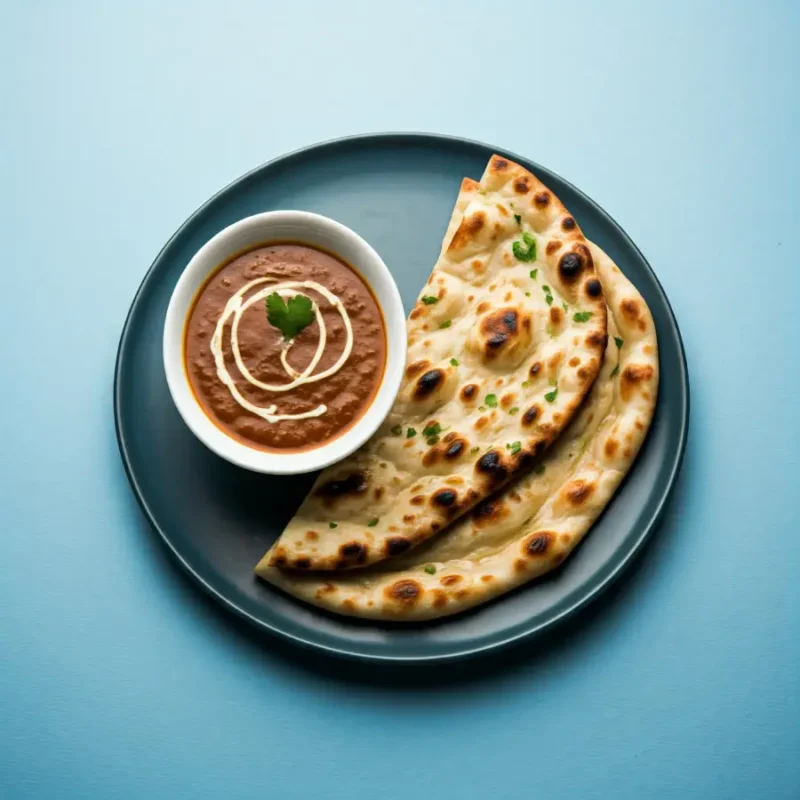 Keema Naan with Gravy