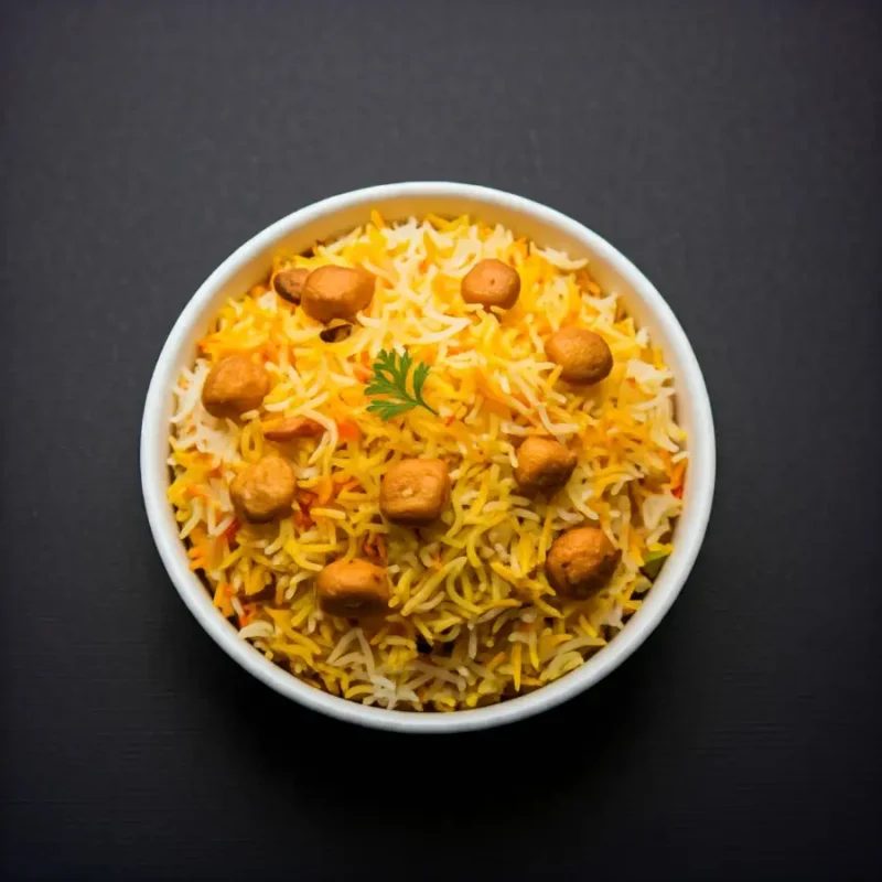 Soya Chaap Biryani