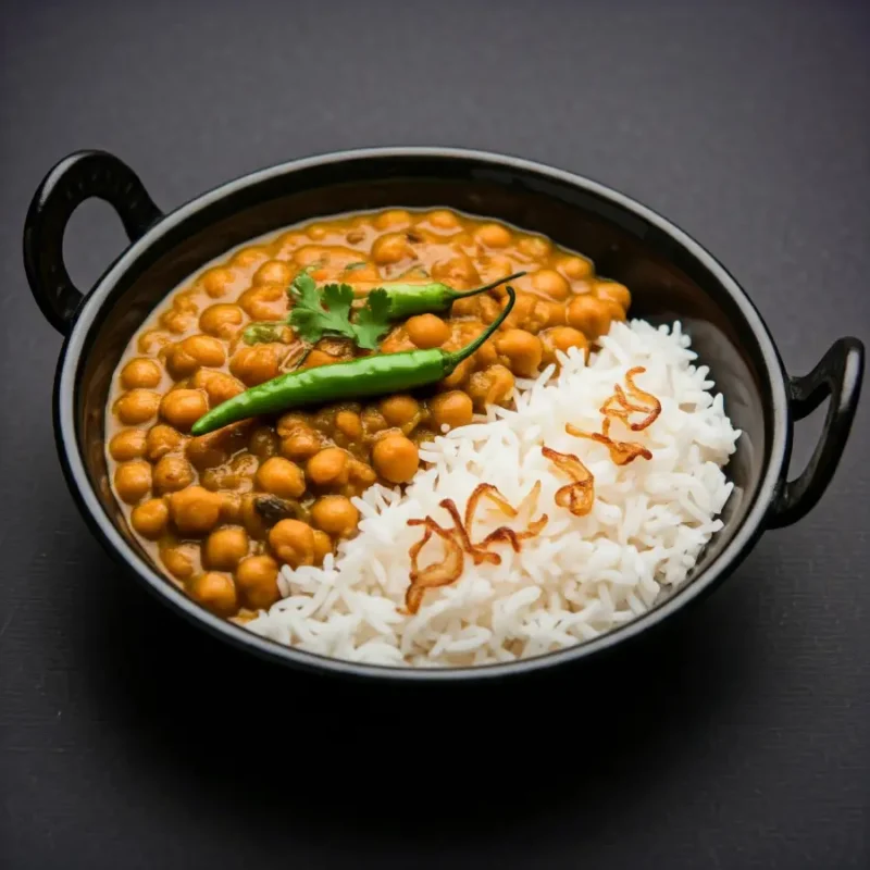 Chana with Rice