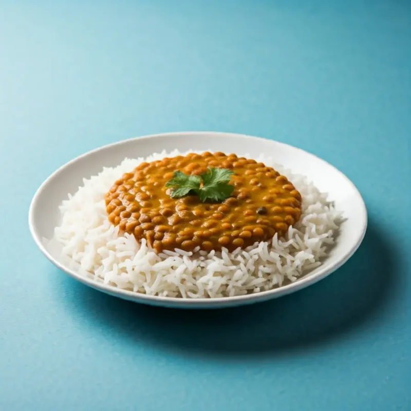 Dal with Rice