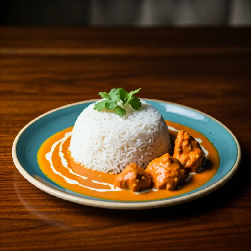 Butter Chicken with Rice