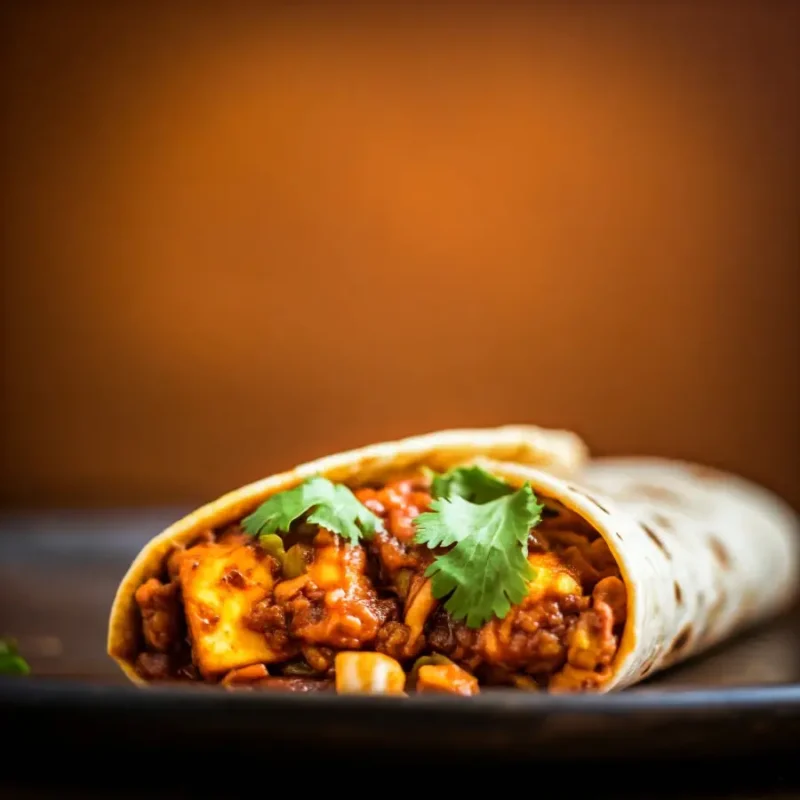Chilli Paneer Wrap