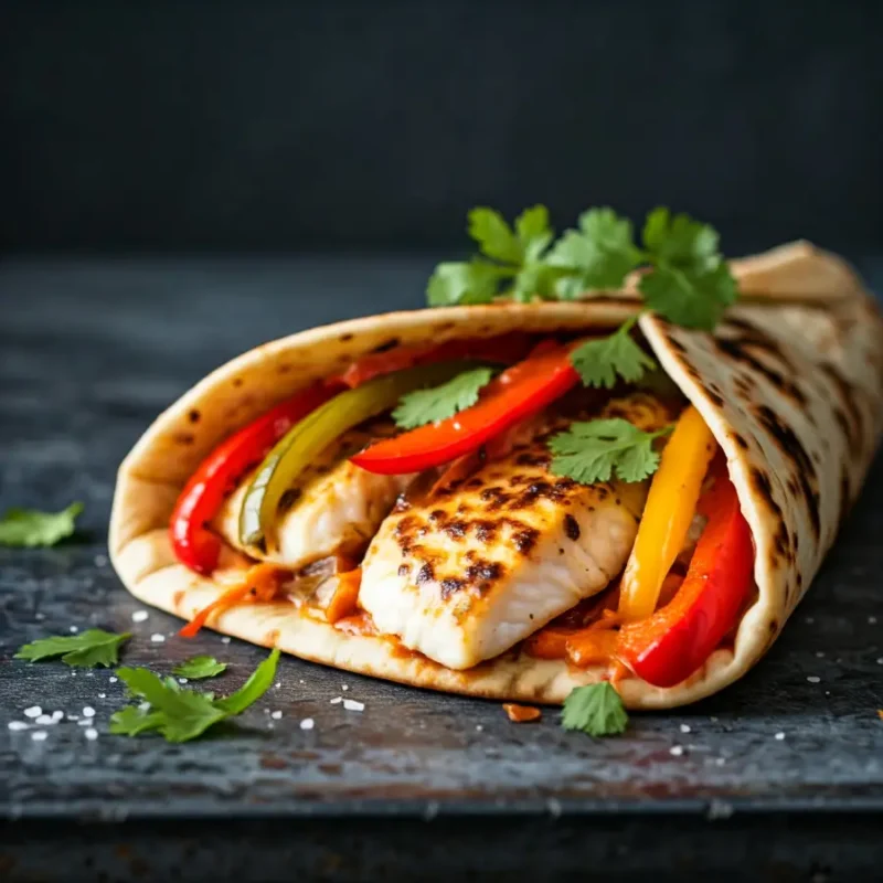 Fish Tikka Wrap